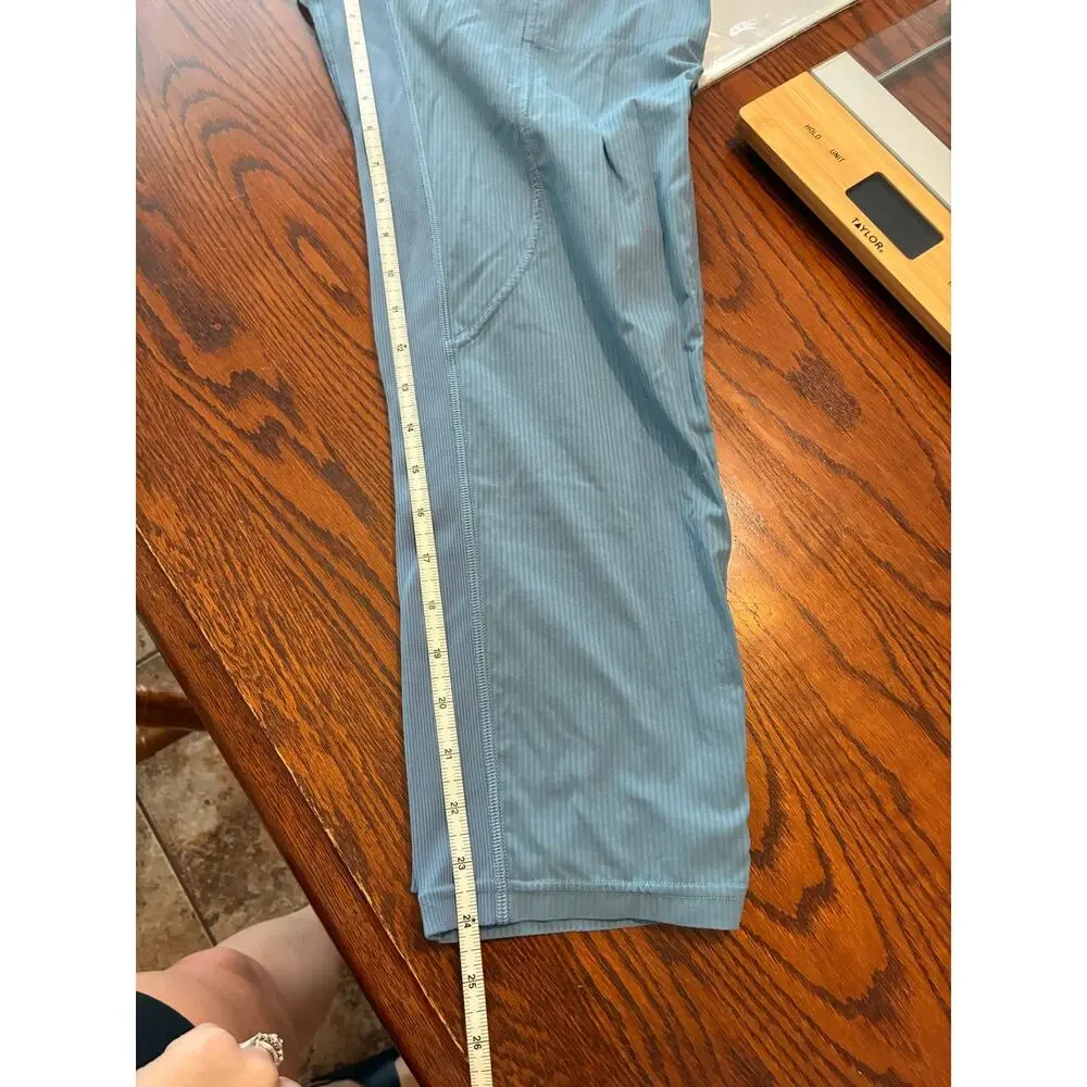 Lululemon Dance Studio Mid-Rise Cropped Pant Utility Blue Size 4